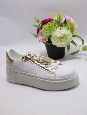 Buty sportowe damskie na płaskim (36-41) 681 GOLD