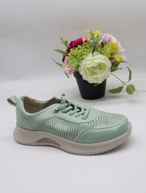 Buty sportowe damskie na płaskim (36-41) BK-620 GREEN