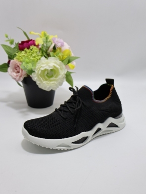Buty sportowe damskie na płaskim (36-41) REB055 BLACK