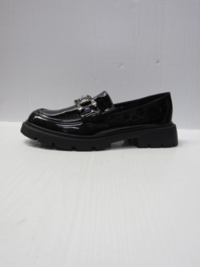 Mokasyny damskie na płaskim (36-41) 9282-P BLACK