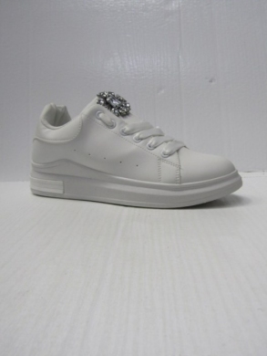Buty sportowe damskie na płaskim (36-41) Y126 WHITE