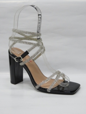 Sandały damskie na obcasie (36-41) SF-61 BLACK