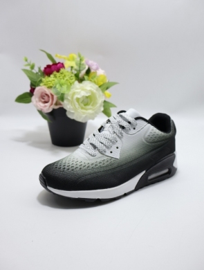 Buty sportowe damskie na płaskim (36-41) D802 WH/BL