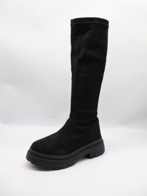 Kozaki damskie na płaskim (36-41) TL246 BLACK