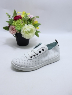 Buty sportowe damskie na płaskim (37-39) XY-613 WHITE/BL
