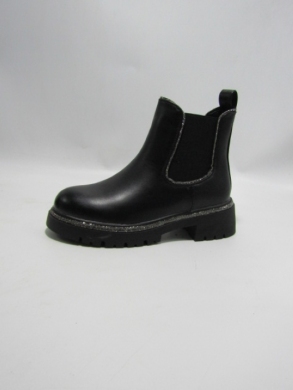 Botki damskie na płaskim (36-41) 9550A BLACK