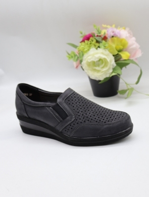 Półbuty damskie na koturnie (36-41) HL61563 BLACK