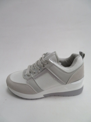 Buty sportowe damskie na koturnie (36-41) NB503 GREY