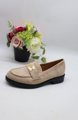 Mokasyny damskie na płaskim (36-41) L70 BEIGE