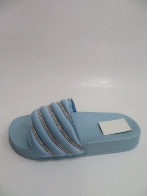 Klapki damskie na płaskim (36-41) S202 BLUE