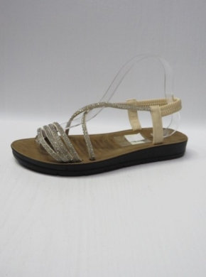 Sandały damskie na płaskim (36-41) Z12 BEIGE