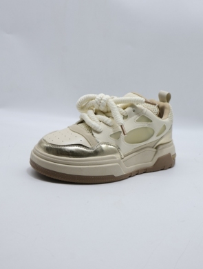 Buty sportowe damskie na płaskim (36-41) 7566 BEIGE