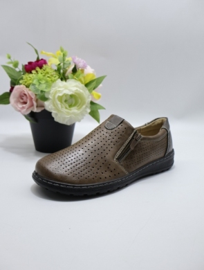 Półbuty damskie na płaskim (36-41) 22T46-13 KHAKI