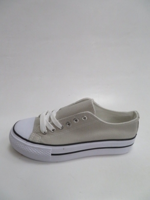 Trampki damskie na płaskim (36-41) XL33 GREY