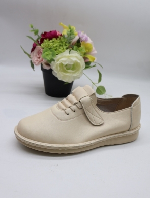 Półbuty damskie na płaskim (36-41) 60677-2 BEIGE