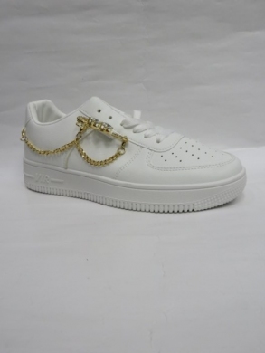 Buty sportowe damskie na płaskim (36-41) W-20 WHITE