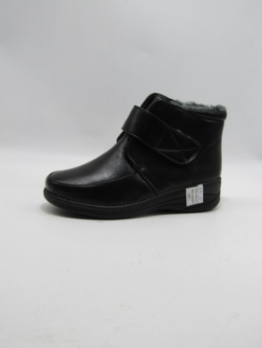 Botki damskie ocieplane na płaskim (37-42) M9905 BLACK