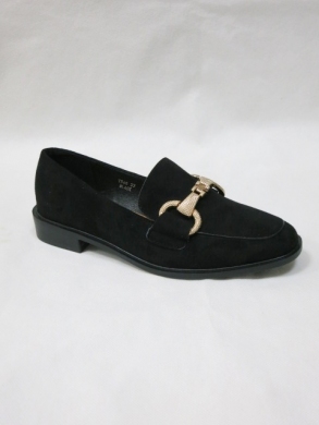 Mokasyny damskie na płaskim (36-41) T545 BLACK