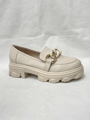 Mokasyny damskie na płaskim (36-41) 888-212 BEIGE