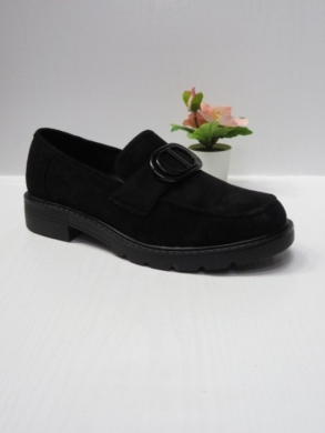 Mokasyny damskie na płaskim (36-41) DE939S BLACK