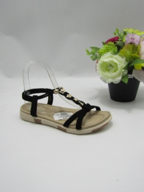 Sandały damskie na płaskim (36-41) FY7030 BLACK