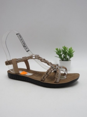 Sandały damskie na płaskim (36-41) FY6950 KHAKI