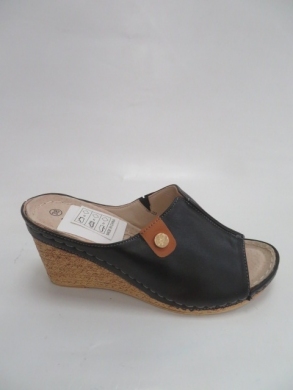 Klapki damskie na koturnie (36-41) 7AA223 BLACK