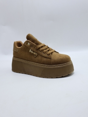 Buty sportowe damskie na płaskim (36-41) 6453 CAMEL