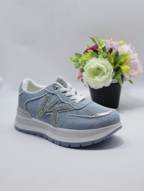Buty sportowe damskie na płaskim (36-41) J-182 L BLUE