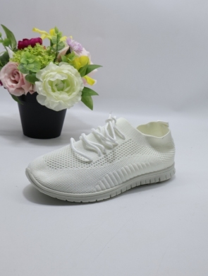 Buty sportowe damskie na płaskim (36-41) A-5 WHITE