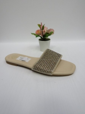 Klapki damskie na płaskim (36-41) EL-810 BEIGE