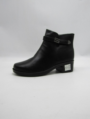 Botki damskie ocieplane na obcasie (36-41) 22T16-1 BLACK