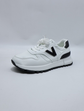 Buty sportowe damskie na płaskim (36-41) XHBD-30-1 WHITE