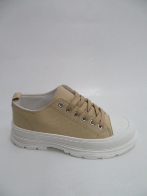 Trampki Damskie na koturnie (36-41) LA122 KHAKI