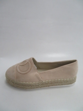 Mokasyny Damskie na koturnie (36-41) T379 BEIGE