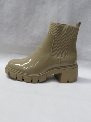 Botki damskie na obcasie (36-41) DE903M KHAKI