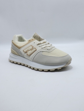 Buty sportowe damskie na płaskim (36-41) 9001 BEIGE
