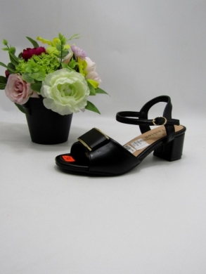 Sandały damskie na obcasie (36-41) TY2424 BLACK/PU
