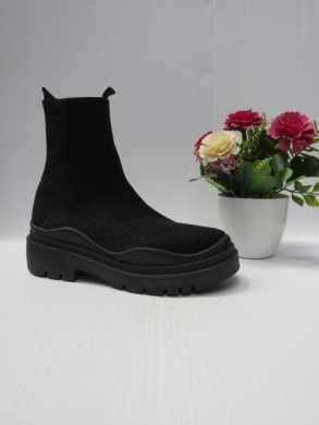 Botki damskie na płaskim (36-41) SY53 BLACK