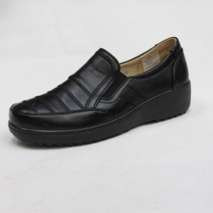 Półbuty damskie na koturnie (36-42) 8312-1 BLACK