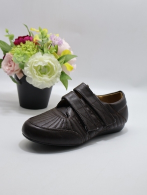 Półbuty damskie na płaskim (36-41) NZ0532 BROWN
