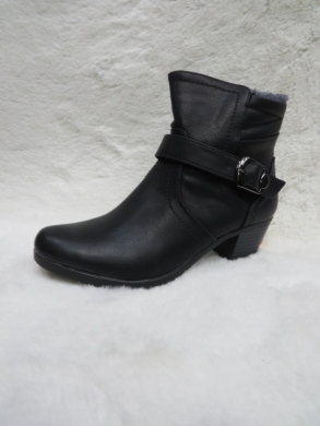 Botki damskie ocieplane na obcasie (36-41) 1522B-1