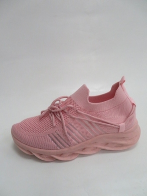 Buty sportowe damskie na płaskim (36-41) 88-53 PINK
