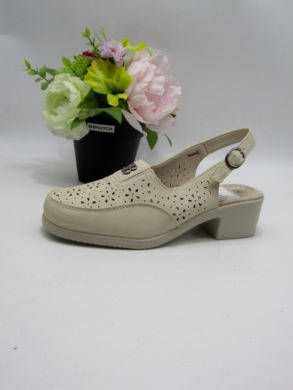 Sandały damskie na obcasie (36-41) 7AA2402 BEIGE