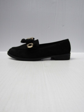 Mokasyny damskie na płaskim (36-41) QO-1630 BLACK