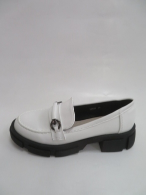 Mokasyny damskie na koturnie (36-41) 2888 WHITE