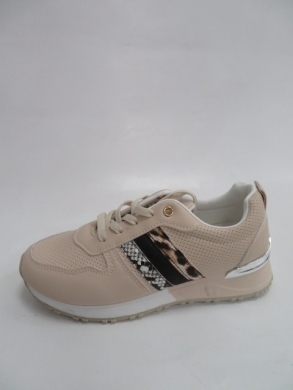 Buty sportowe damskie na płaskim (36-41) SL027 BEIGE