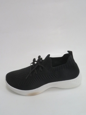 Buty sportowe damskie na płaskim (36-41) W802-1 BLACK