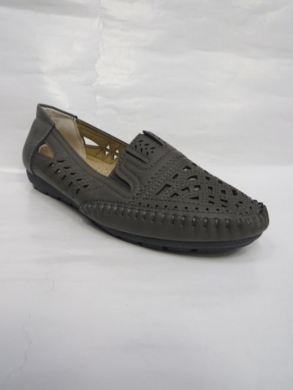 Mokasyny damskie na płaskim (36-41) J5-11 GREY