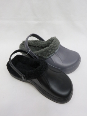 Kroksy damskie ocieplane (37-42) 1606W BL/NA/GR
